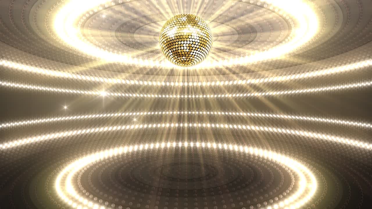bola de espejo disco luces club de baile fiesta brillo de fondo
