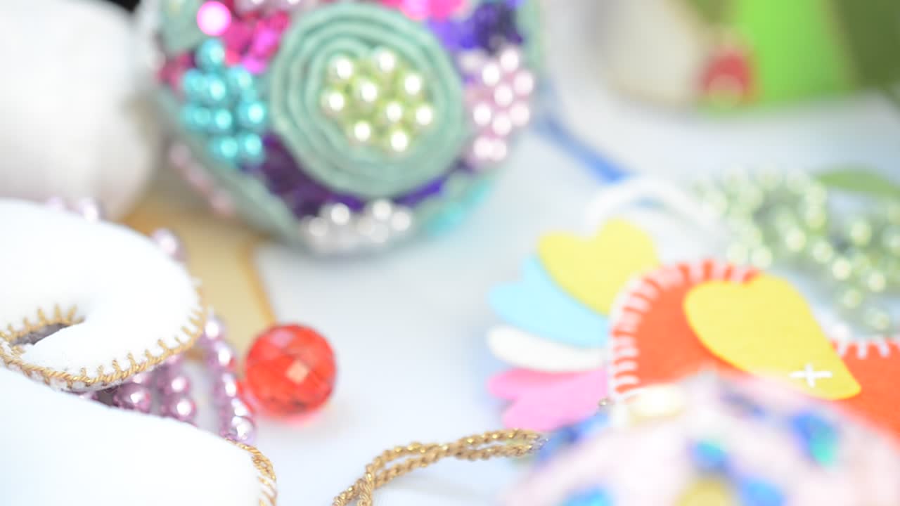 Christmas and New Year's toys. Shooting of festive toys, December