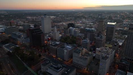 El-Centro-De-Memphis-Tennessee-Al-Amanecer