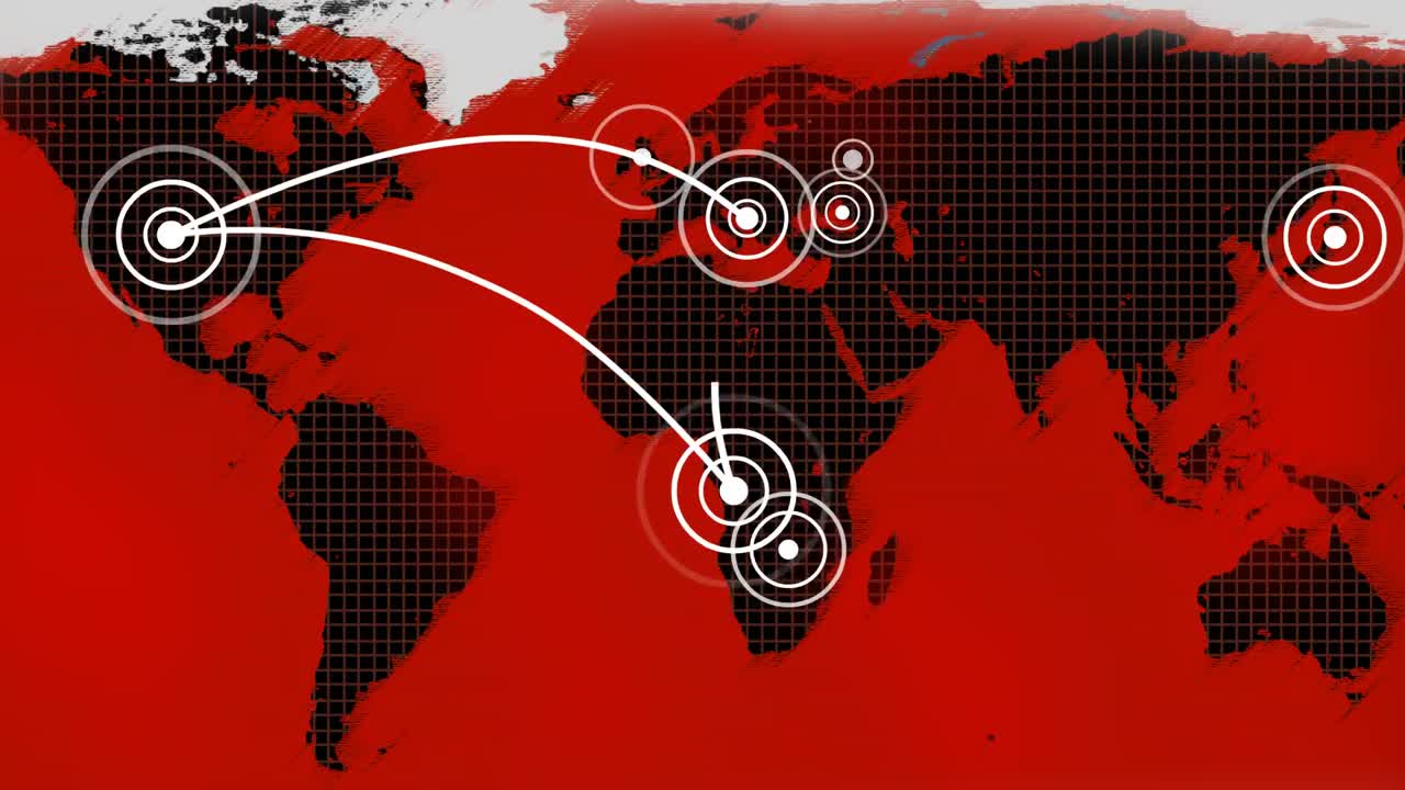 Interconnected world Concept