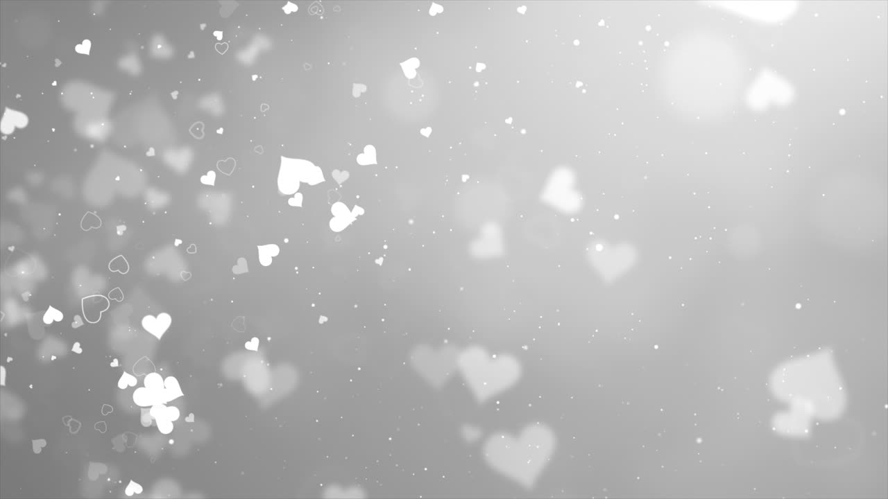 Abstract Grey Heart Background