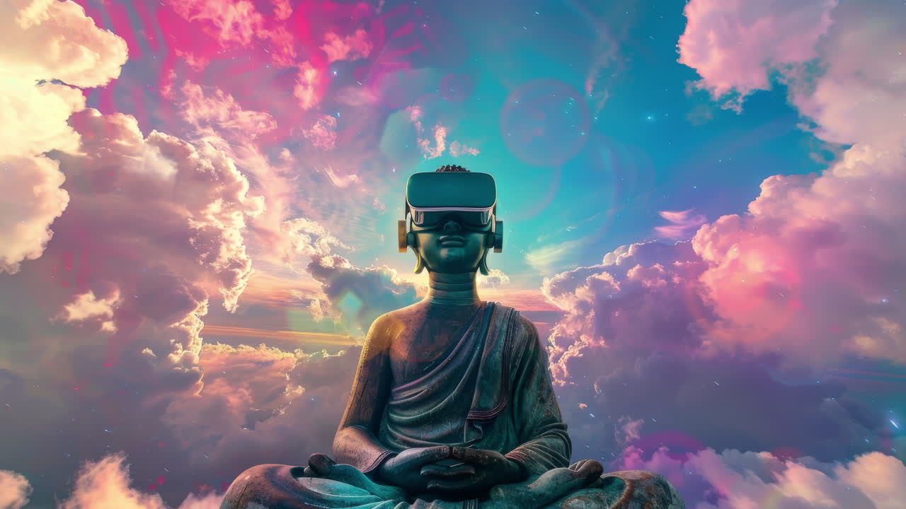 buddha statues generated with AI