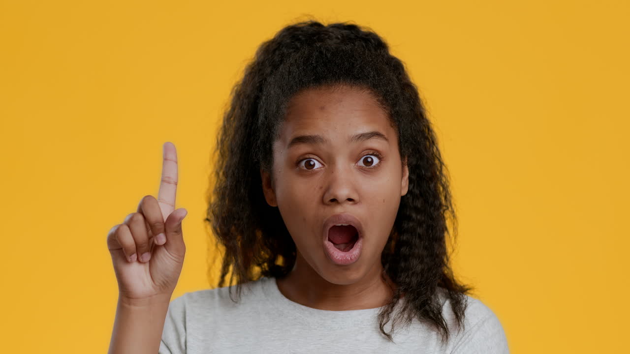 Teenager girl portrait with different expressions