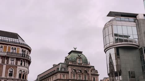 historic and modern architecture in vienna city center austria