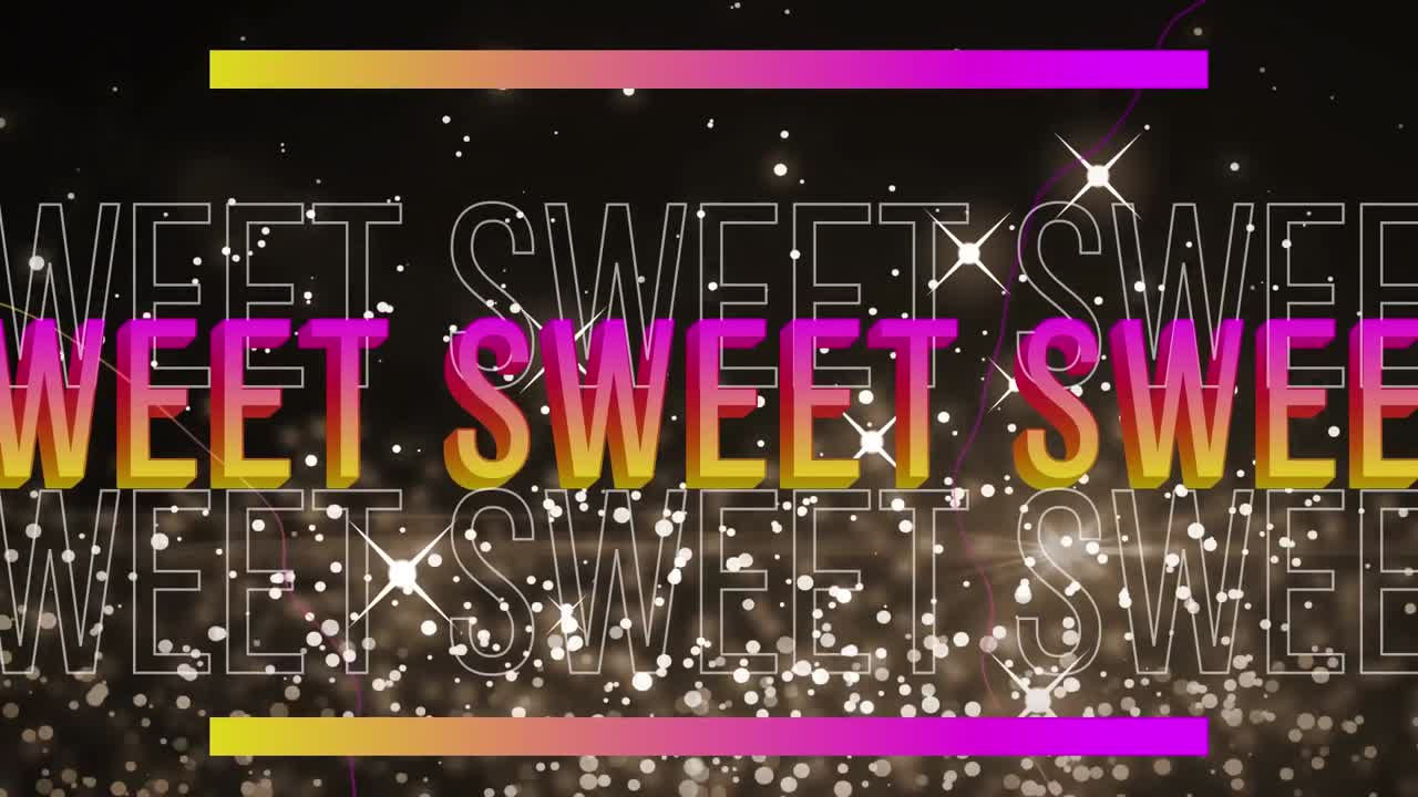 빛나는 움직이는  ⁇  빛 위에 달 ⁇ 한 텍스트의 애니메이션