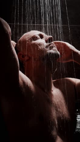 relaxation in the shower creates a moment of tranquility and reflection after a busy day