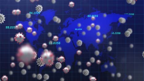 Animation-of-data-processing-over-virus-cells