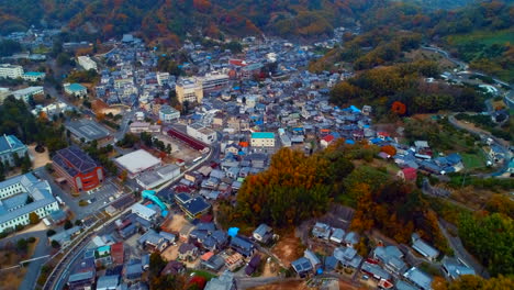 paisaje cinematográfico de japón filmado por dji phantom4pro en hiroshima