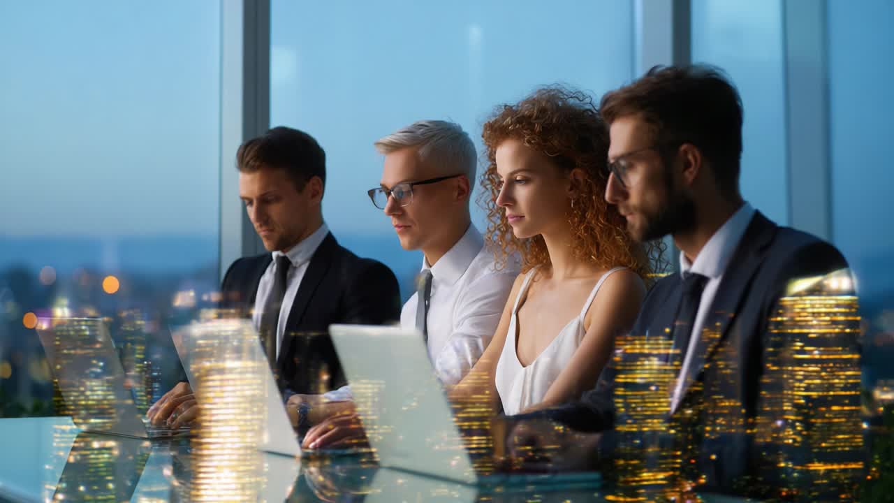 Business team working together in the office