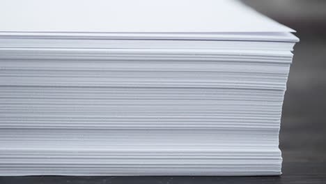 stack of white paper