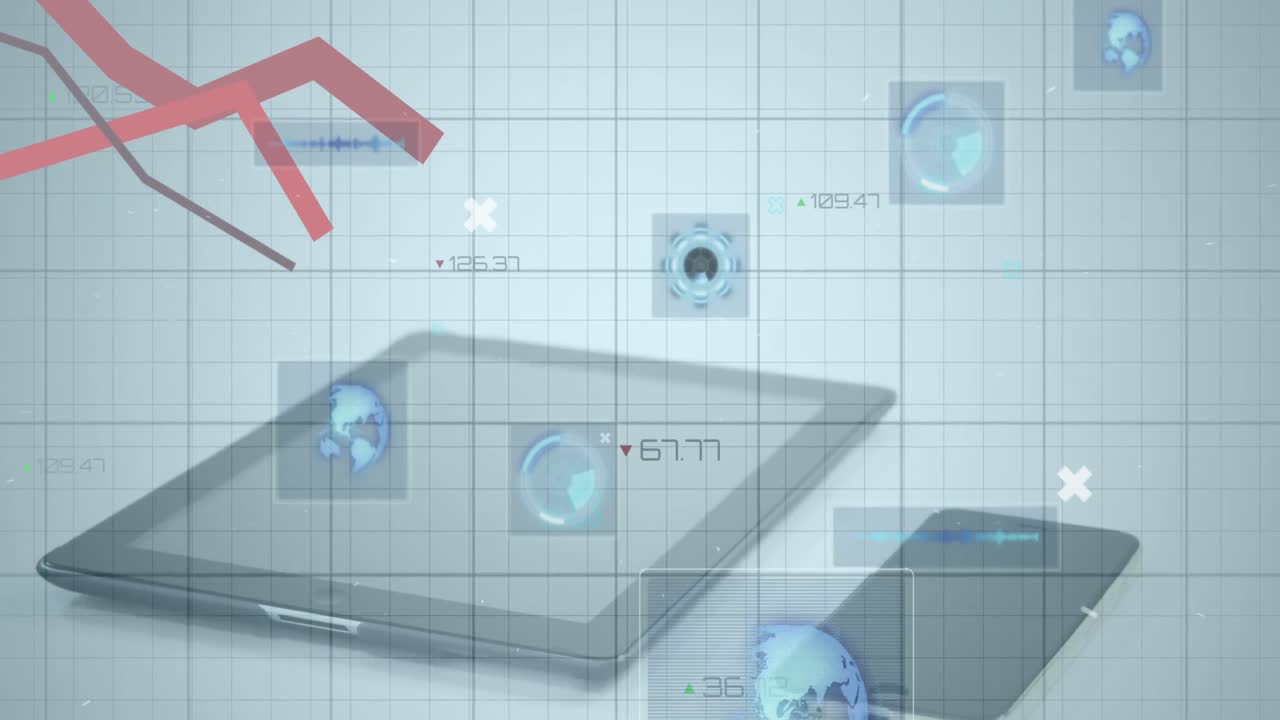 Statistical data processing and round scanners over digital tablet and smartphone
