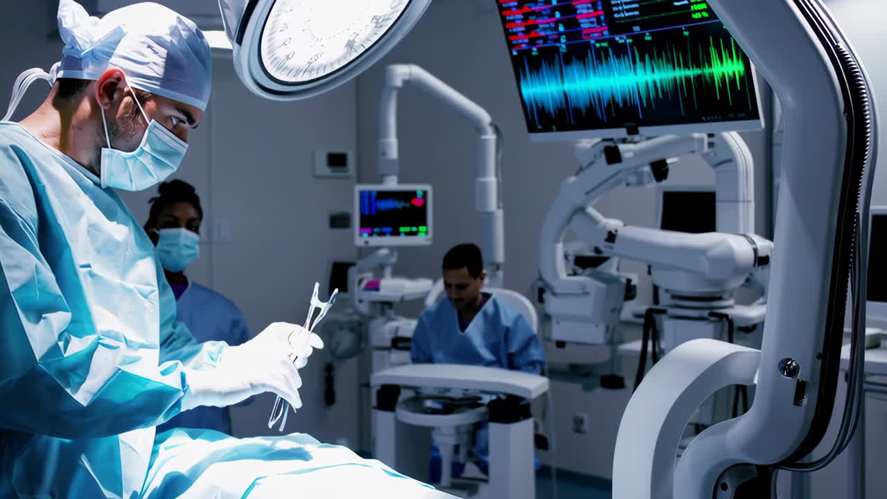 Robotic Surgery in Progress