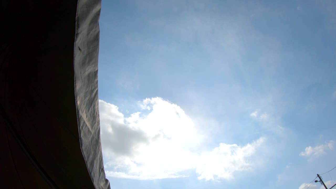 [4K] Panning Shot of Morning Sky