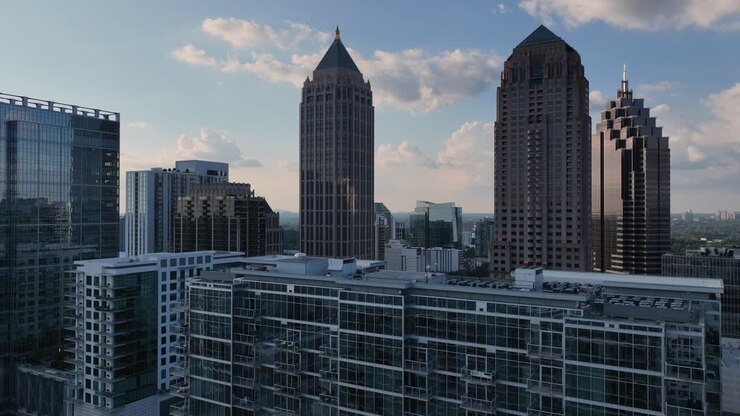 Vista aérea do Atlanta Sky View