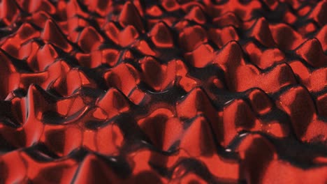 red spiky metallic texture animation - seamless loop