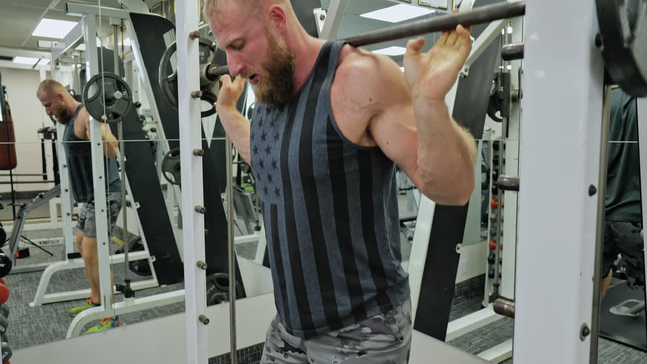 Muscular body sportsman endurance challenge