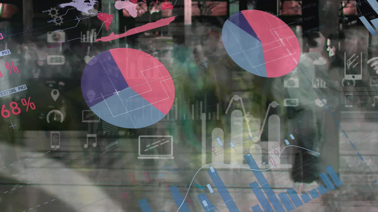 거리에서  ⁇ 는 사람들을 대상으로 한 금융 데이터 처리의 디지털 구성