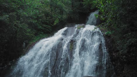 cascade waterfall in the rainforest