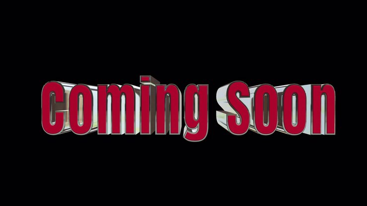 Pink Coming Soon 3D Alpha Channel Transition