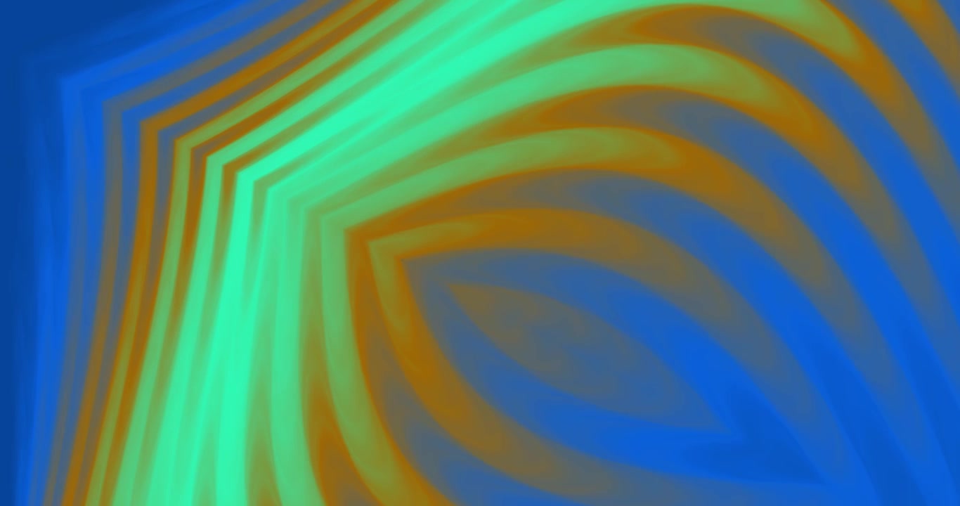 Abstract Motion Background with Glowing Blue and Green Waves