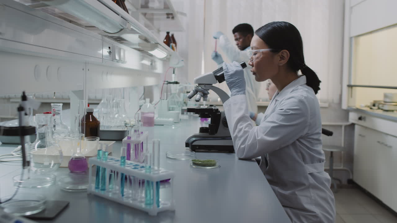 Diverse Team of Scientists Doing Research