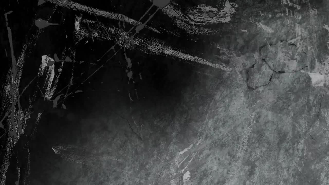 animación de arañazos y grietas en movimiento sobre un fondo oscuro.