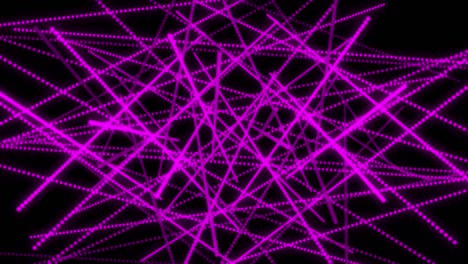 colore rosa modello di forma a punti animazione motion graphics