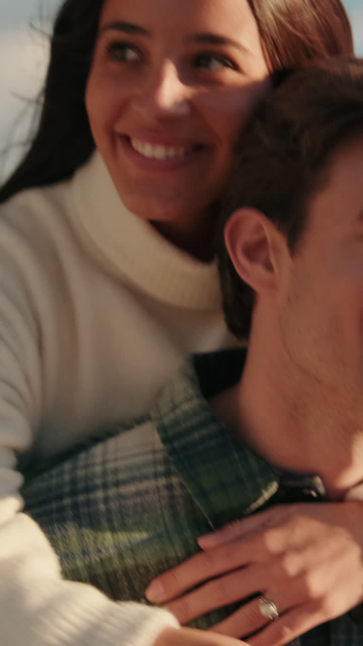 Couple in Seville Having Fun on a Sunny Day