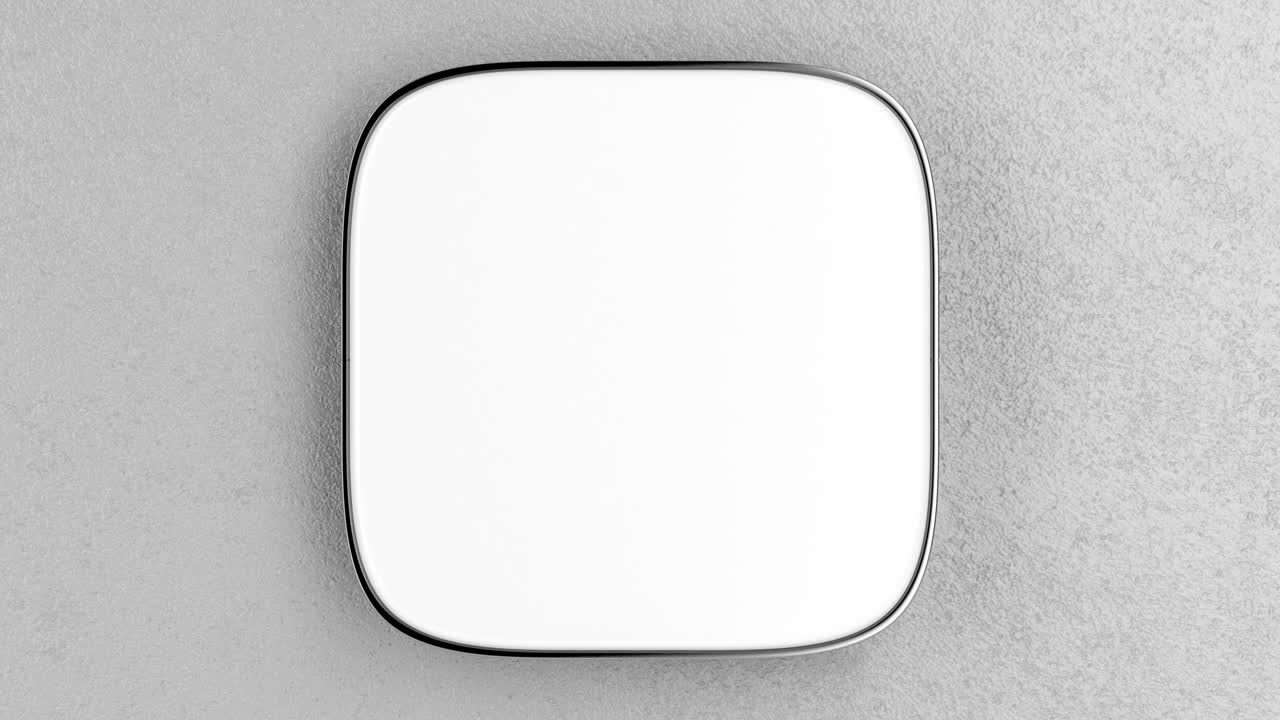 Blank square signboard