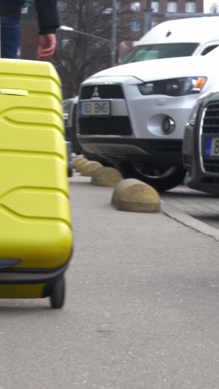 Suitcase on the Street