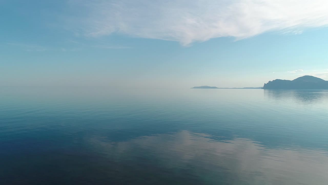 Serene Coastal Landscape with Reflection