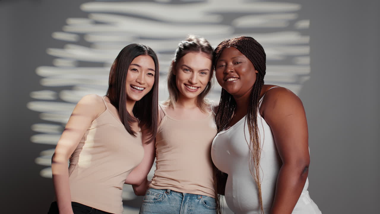 Diverse Group of Women Smiling Together