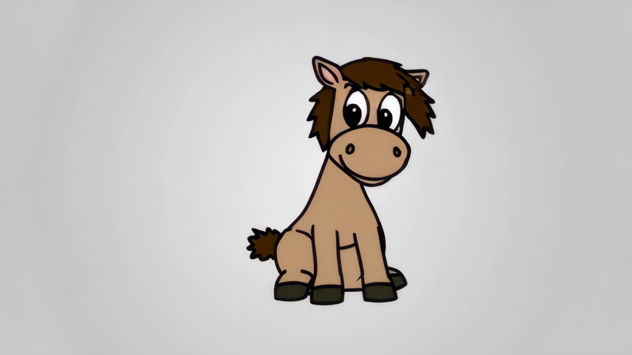 Cartoon Horse Illustration