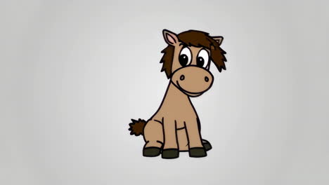 cartoon horse illustration