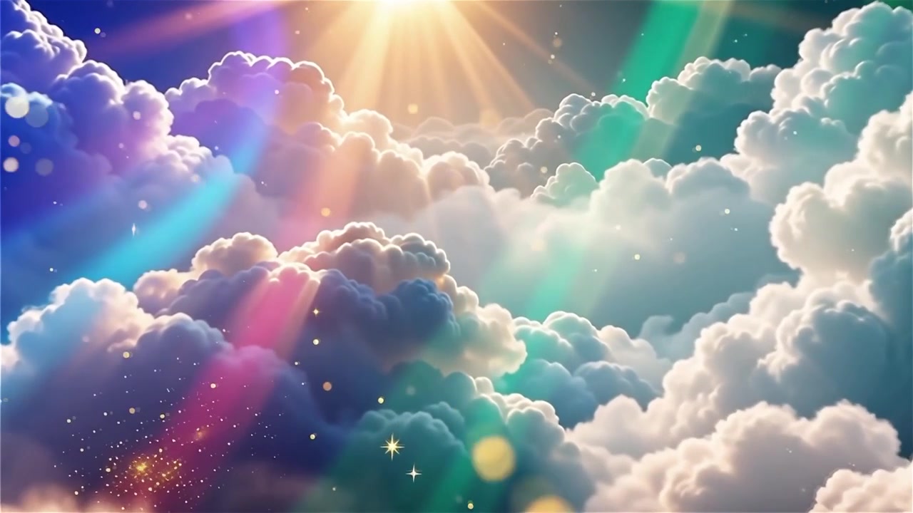 Sfondo di Adorazione Cristiana con Luce Celeste