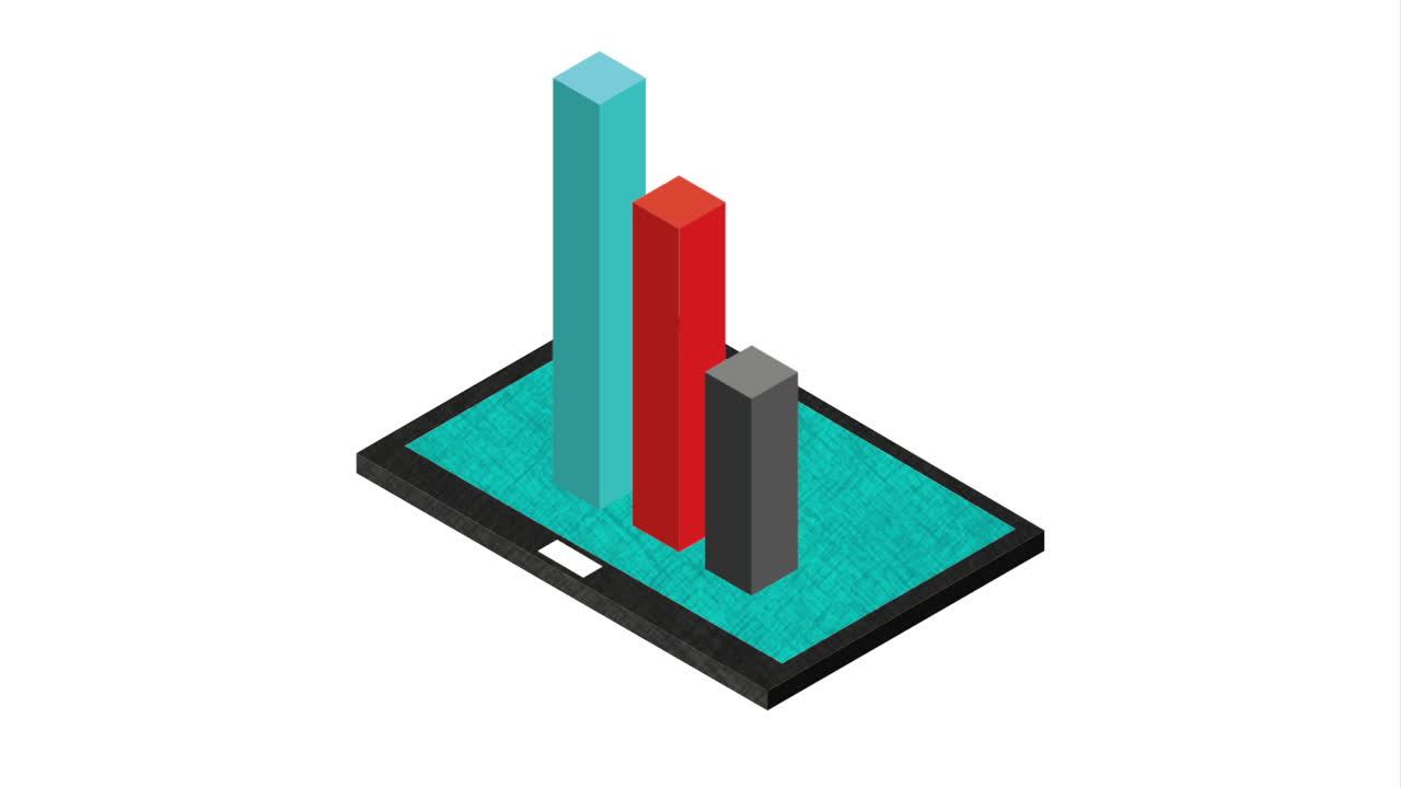 gráfico de barras móvil