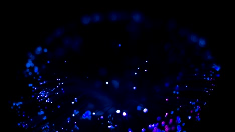 las partículas bokeh ligths, el patrón de fondo de las partículas