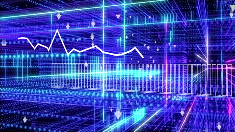stock market financial chart