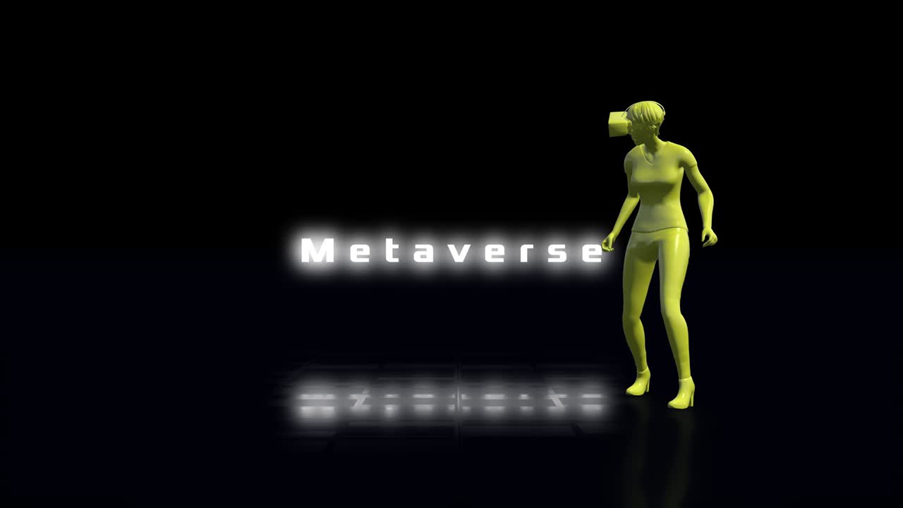 추상적인 메타버스 배경 4k