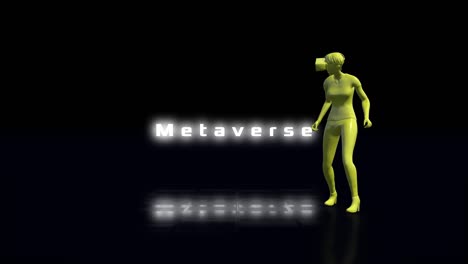abstraktes metaverse-hintergrund 4k