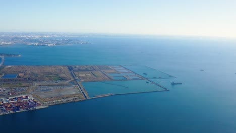 la vista aerea en japon