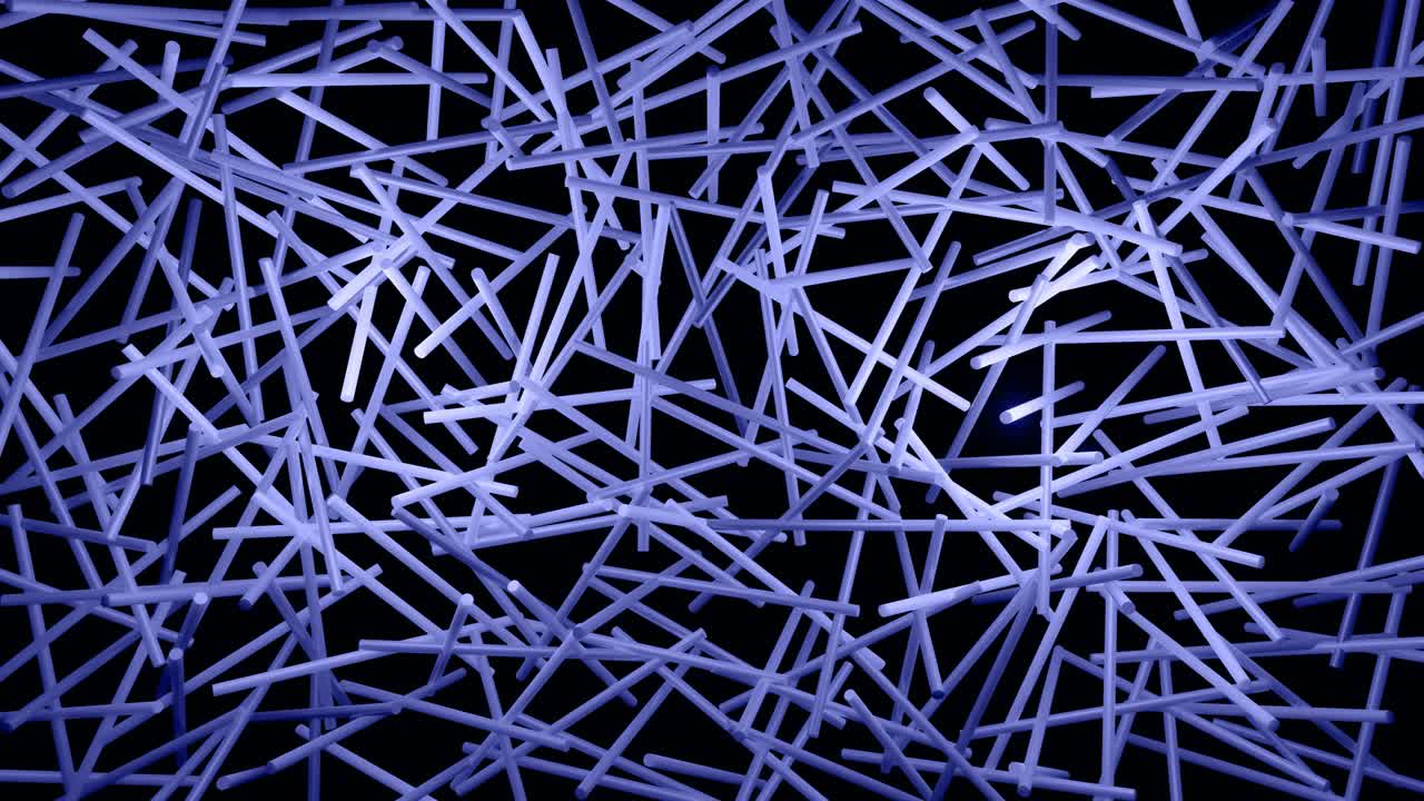 3d abstract simple geometric background with blue blocks like light bulbs flashing neon lights in 4k. Smooth looped animation. Creative simple motion design bg with 3d objects. VJ loop.