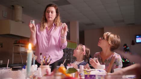 creative craft workshop with children