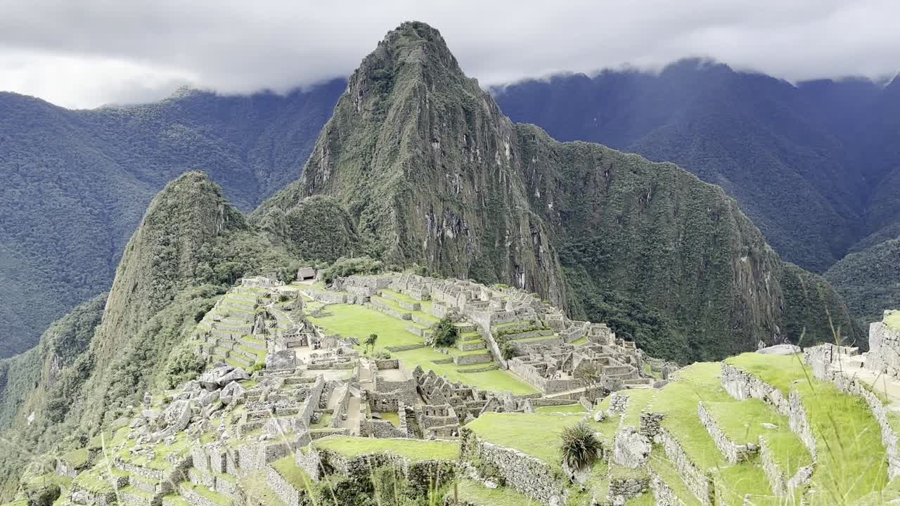 Machu Picchu Inca Ruins Peru Andes Mountains