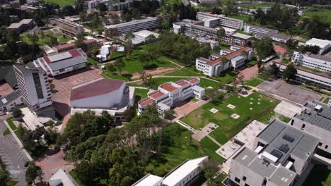 university of colombia campus bogota, drone aerial view