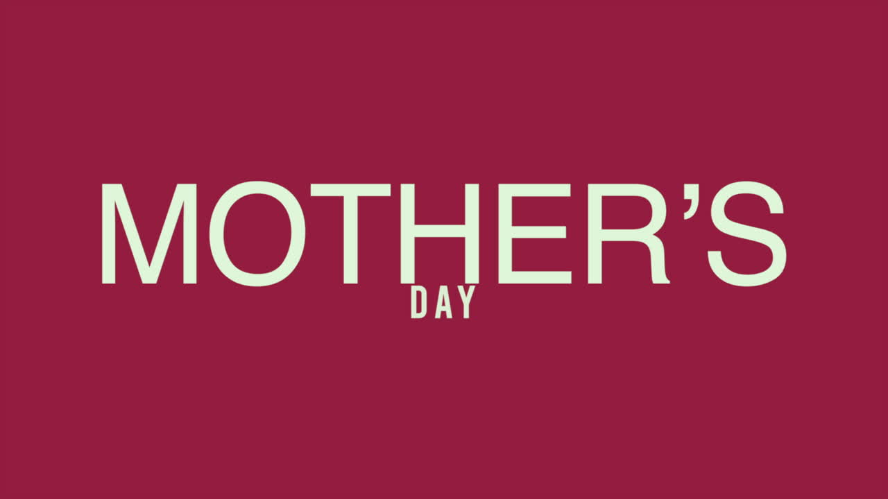 Celebrate Mothers Day with a vibrant red banner