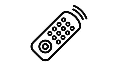 gráfico de movimiento de la línea de control remoto
