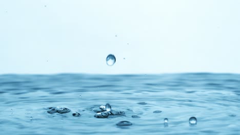 water drops close-up of water falls in a super slow motion. shot on super slow motion camera 1600 fps
