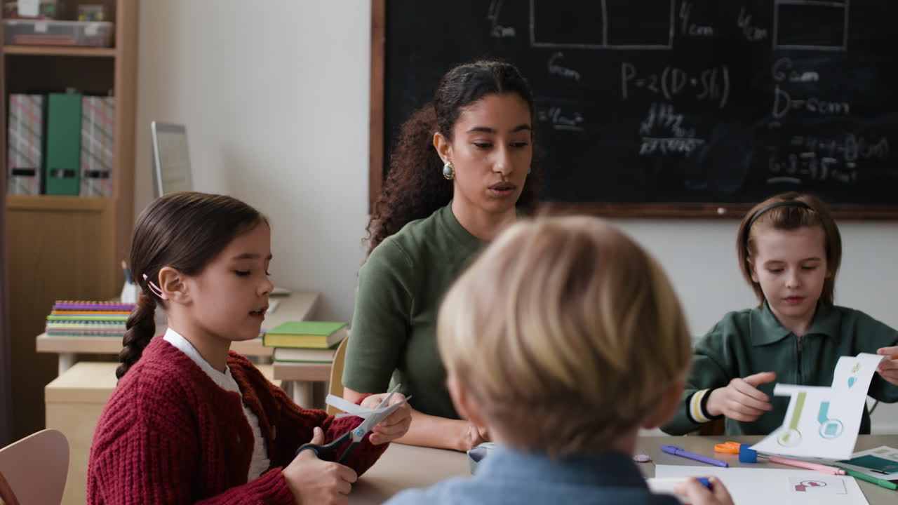 Classroom Activity with Teacher and Students