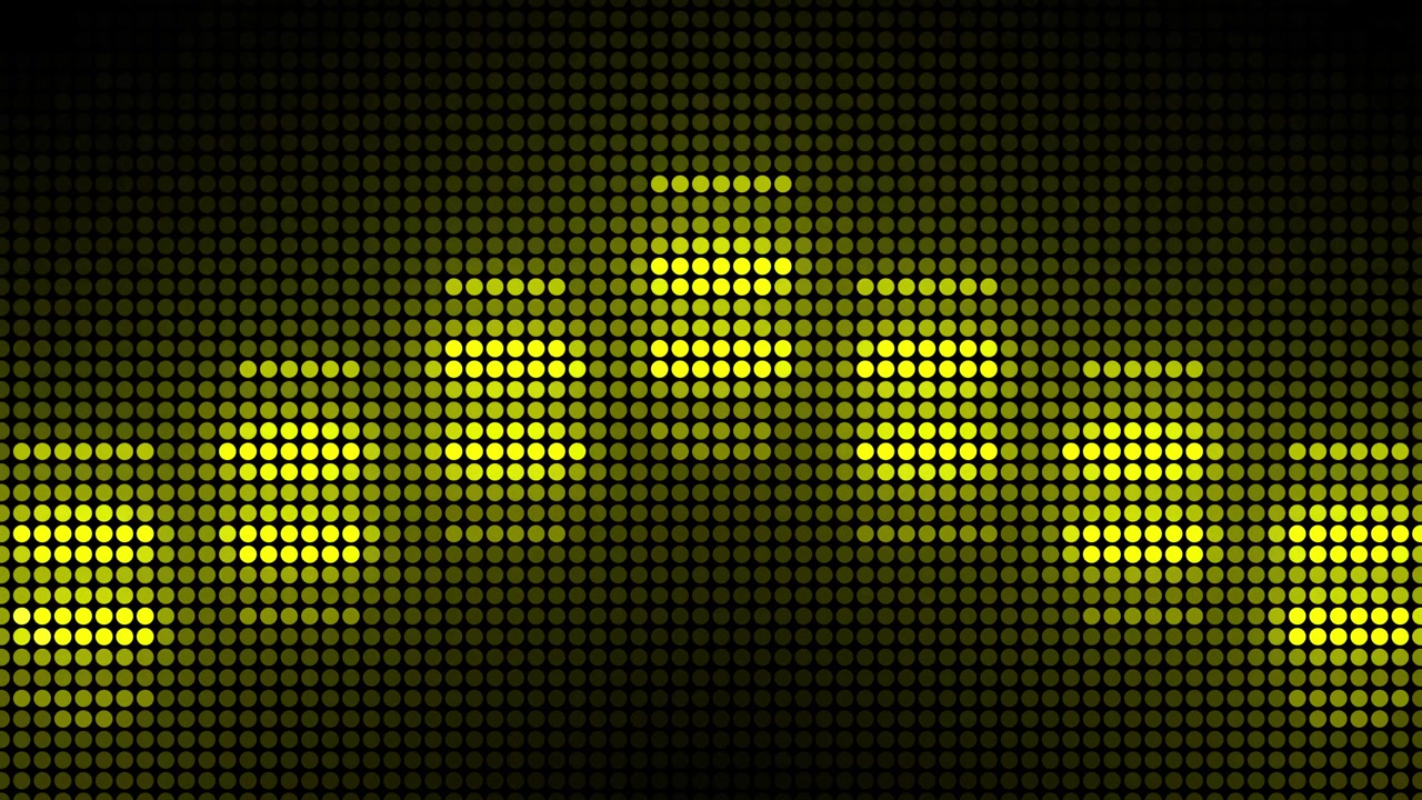 Yellow Dot Pattern Background
